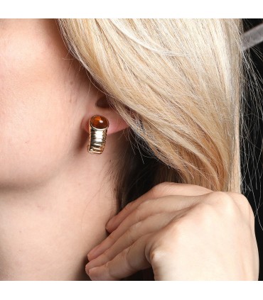 Bulgari Bulgari Bulgari citrine and gold earrings