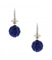 Diamonds, lapis lazuli and gold earrings