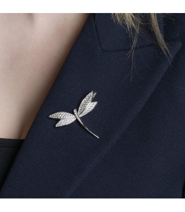 Van Cleef & Arpels Dragonfly diamonds and gold brooch