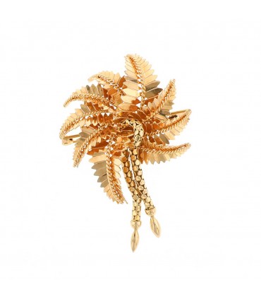 Gold brooch