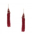 Diamonds, rubies and 18k gold earrings