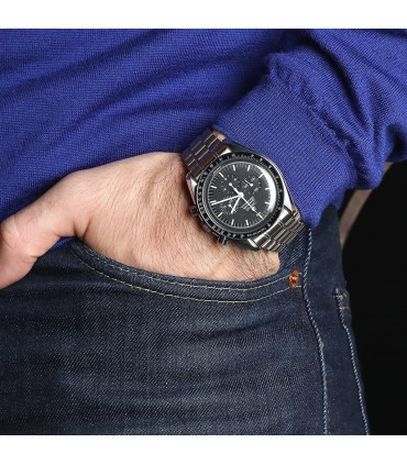 Omega Speedmaster Moonwatch stainless steel watch