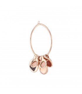 Dodo Hoop Bazaar silver gold plated earring