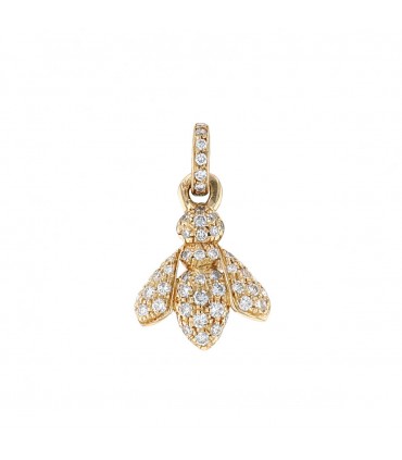 Dior Abeille diamonds and gold pendant