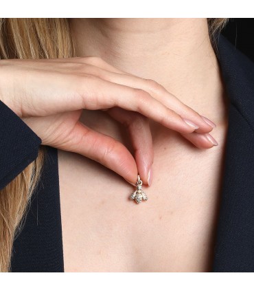 Dior Abeille diamonds and gold pendant