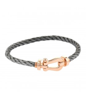 Fred Force 10 stainless steel and gold bracelet