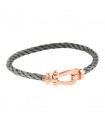 Fred Force 10 stainless steel and gold bracelet