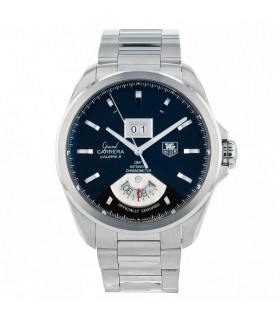 Tag Heuer Carrera GMT Calibre 8 stainless steel watch