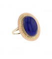 Bague or et lapis lazuli