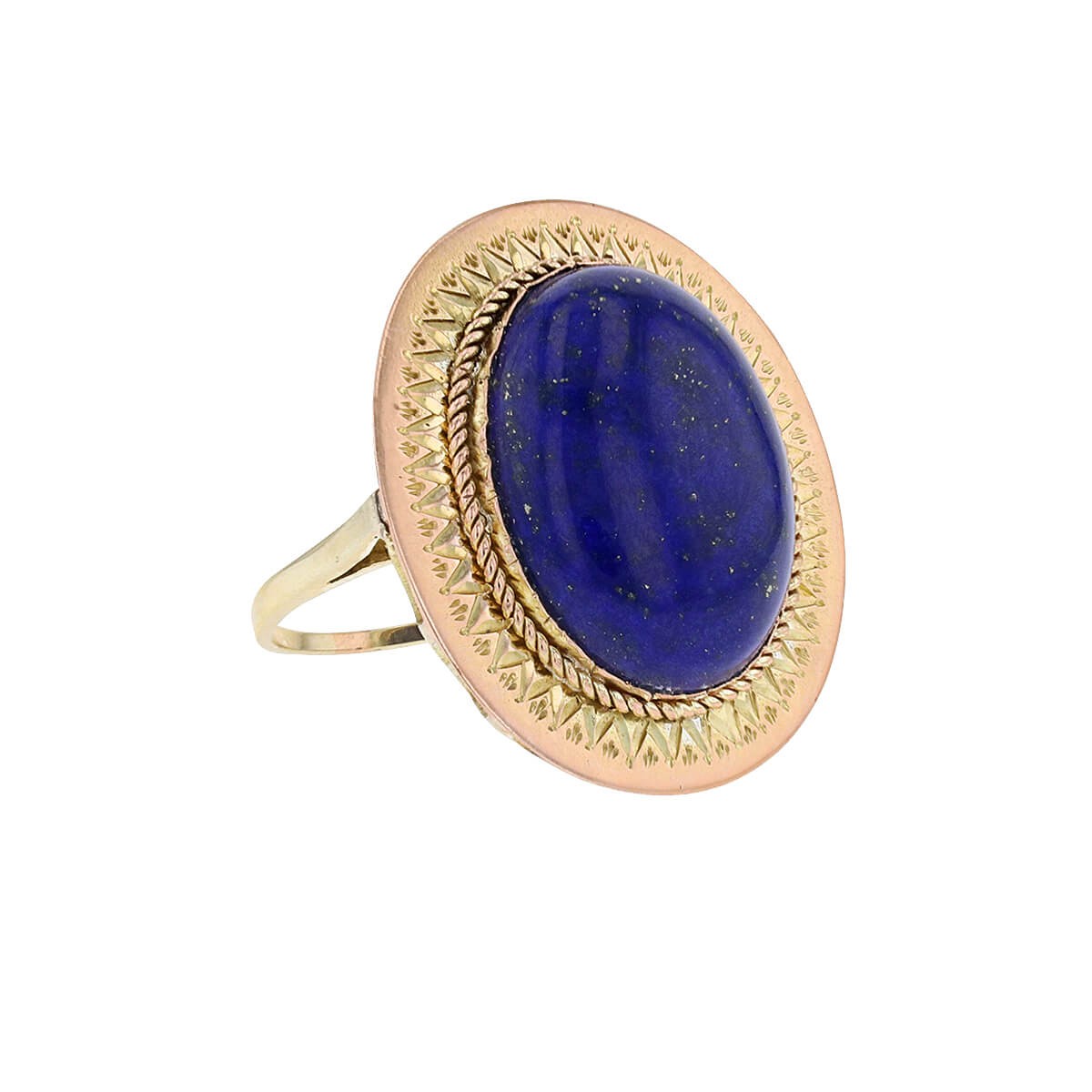 Lapis lazuli and gold ring