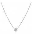 Collier or et diamant - Diamant 0,73 ct