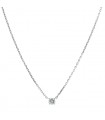 Collier or et diamant - Diamant 0,28 ct