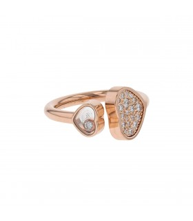 Chopard Happy Hearts diamonds and gold ring