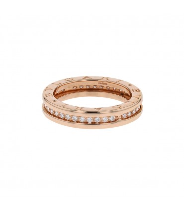 Bulgari B.Zero 1 diamonds and gold ring