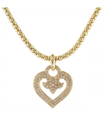 O.J. Perrin Légendes diamonds and gold necklace