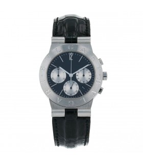 Bulgari Diagono stainless steel watch