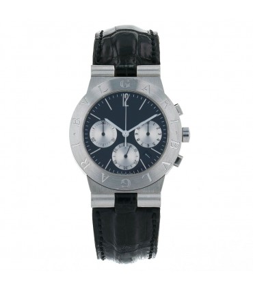 Bulgari Diagono stainless steel watch