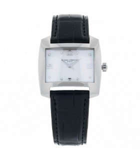 Baume & Mercier Hampton Spirit diamonds and stainless steel watch