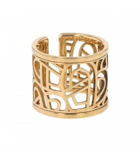 Poiray Coeur Fil gold ring