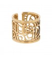Poiray Coeur Fil gold ring