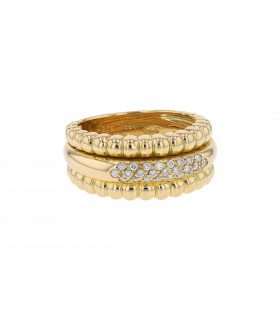 Piaget diamonds and gold ring