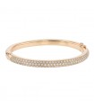 Bracelet jonc or et diamants