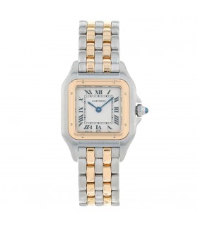 Cartier Panthère stainless steel and gold watch