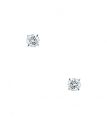 Boucles d’oreilles or et diamants