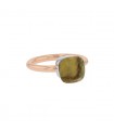 Pomellato Nudo Classic lemon quartz and gold ring