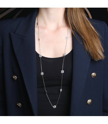 Mauboussin Chance Of My Life diamonds and 18k gold necklace