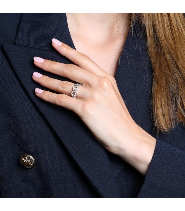 Bague or et diamants