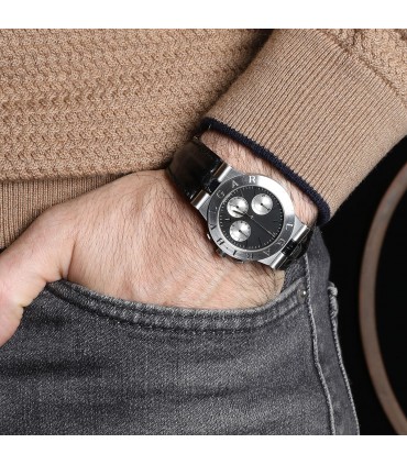 Bulgari Diagono stainless steel watch