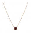 Fred garnet and gold necklace