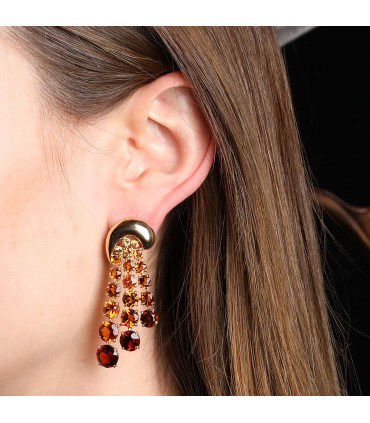 Jean Fouquet citrine and gold earrings