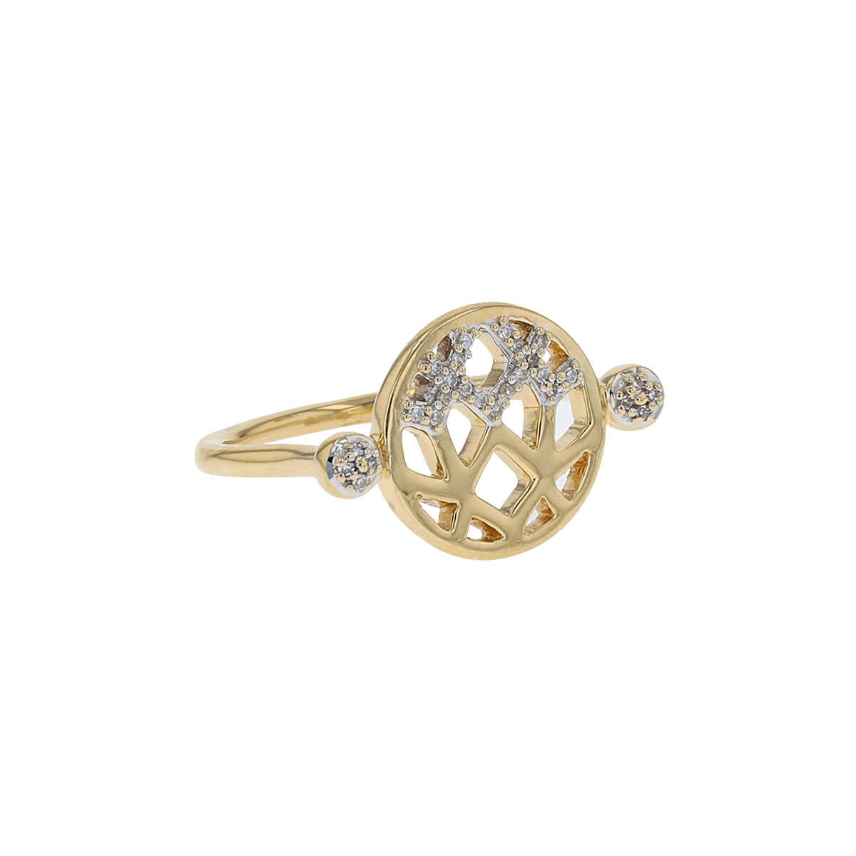 Links of London diamonds and gold ring