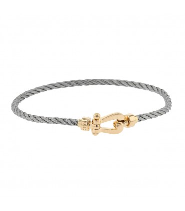 Fred Force 10 stainless steel and gold bracelet