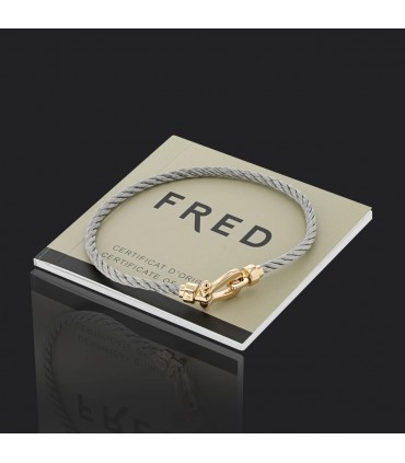 Fred Force 10 stainless steel and gold bracelet