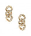 Boucles d’oreilles or et diamants