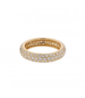 Cartier diamonds and 18k gold ring