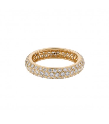 Cartier diamonds and 18k gold ring