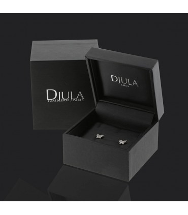 Djula Papillon diamonds and gold earrings