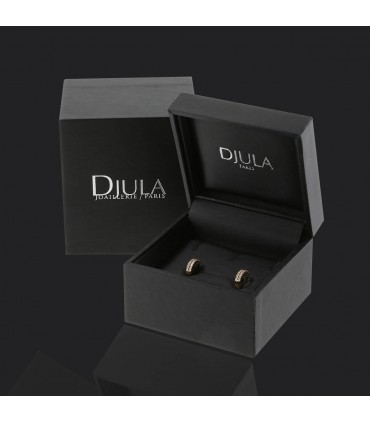 Djula diamonds and gold earrings
