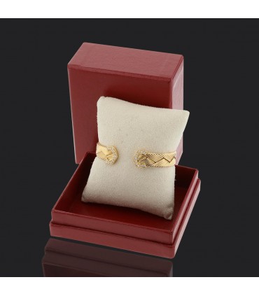 Cartier Neptune diamonds and gold bracelet