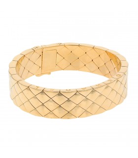 Chanel Matelassé gold bracelet