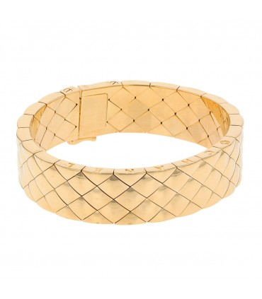 Chanel Matelassé gold bracelet