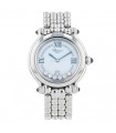 Chopard Happy Sport diamonds and stainless steel watch
