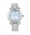 Chopard Happy Sport diamonds and stainless steel watch