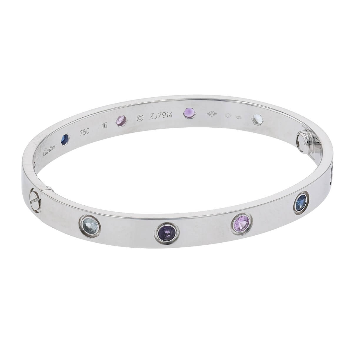 Cartier love bracelet best sale gemstones