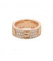Bague Cartier Love pavée