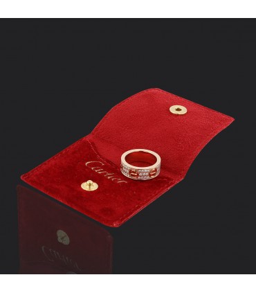 Cartier Love Pavée diamonds and gold ring